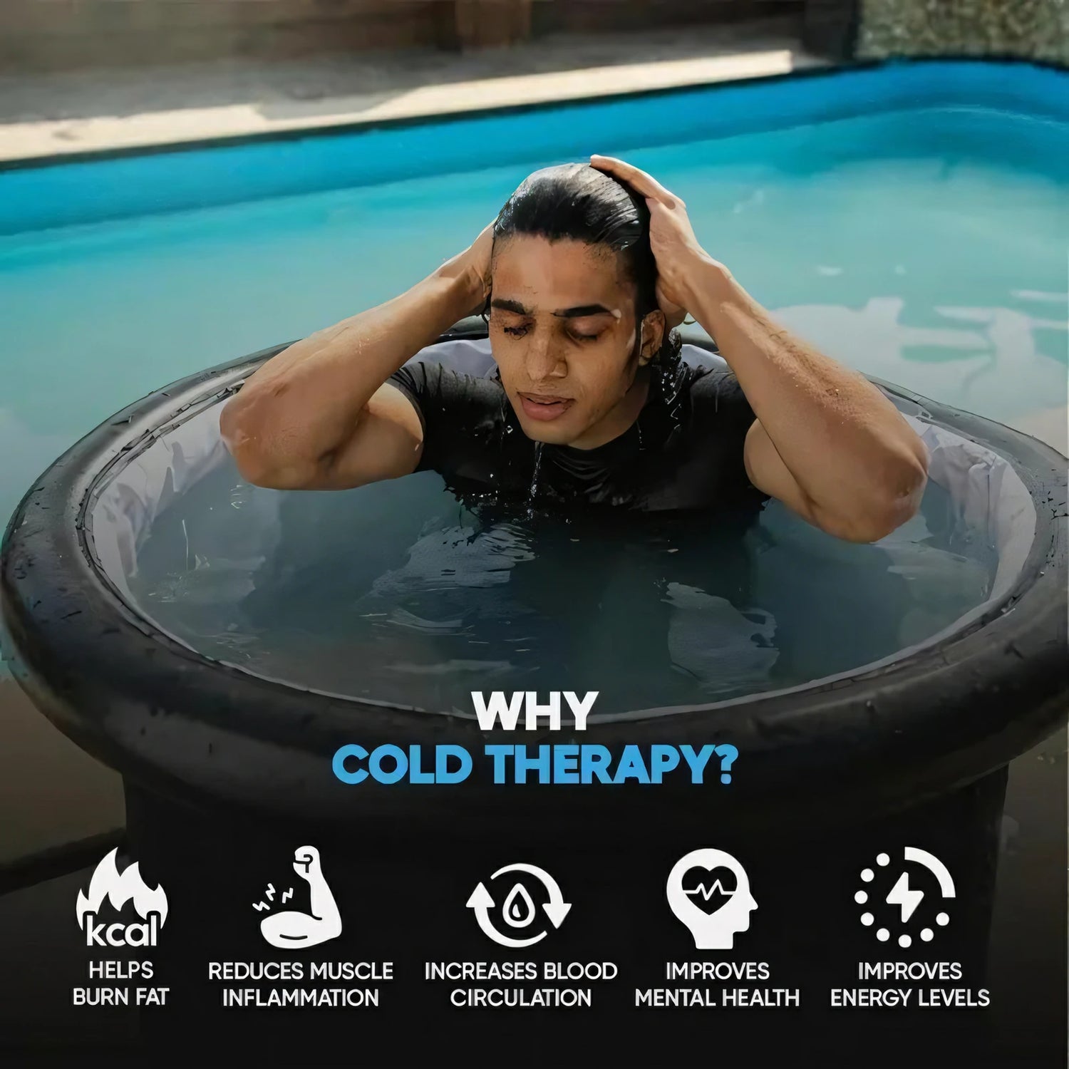 Why cold therapy works Cold plunge benefits for blood circulation, mental health, and muscle inflammation.