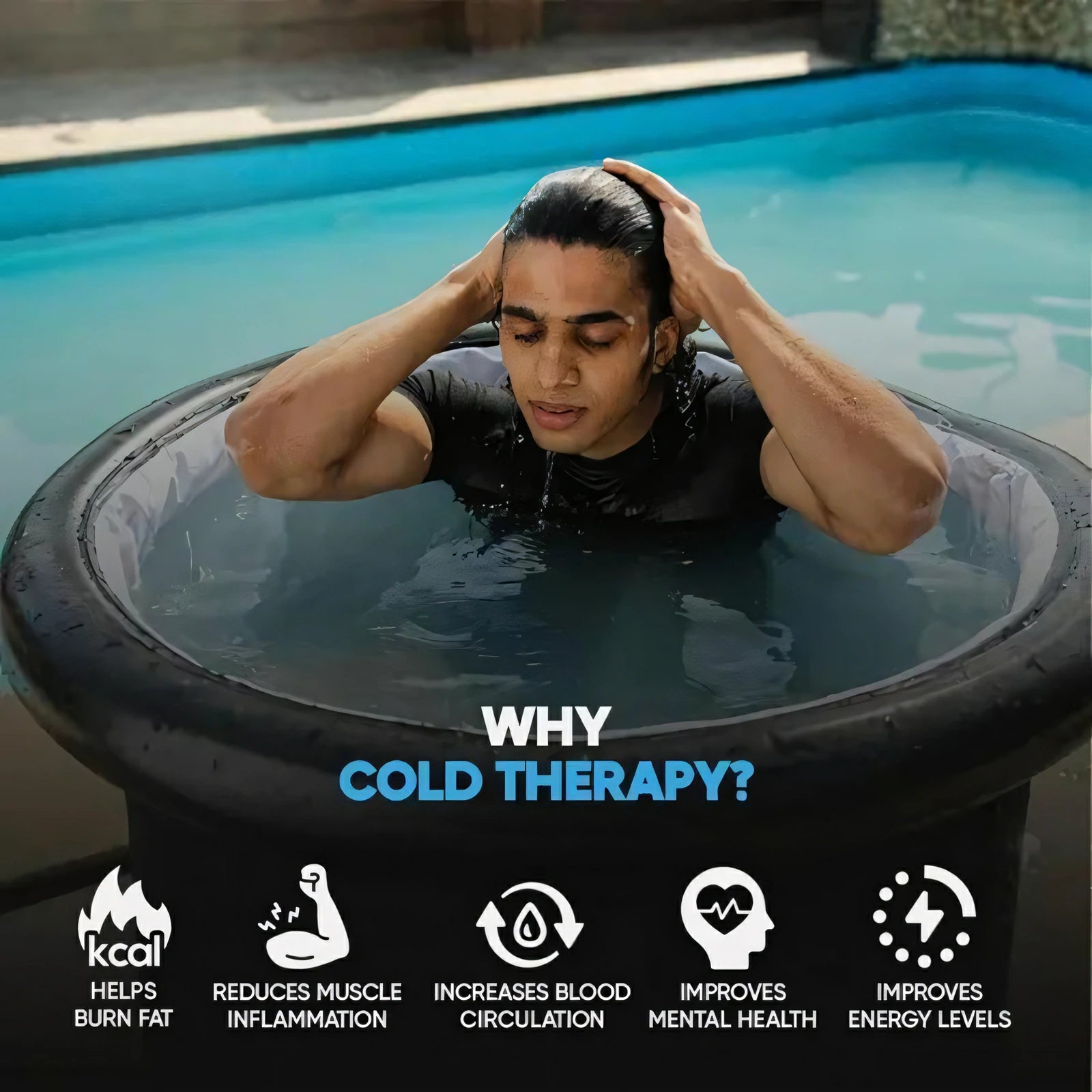Why cold therapy works Cold plunge benefits for blood circulation, mental health, and muscle inflammation.