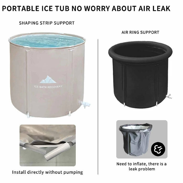 Foldable Portable Cold Plunge Ice Bath Tub - 8218