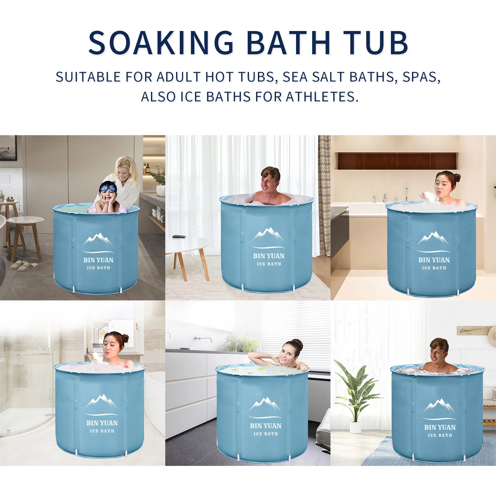 Halrove Ice Bath Tub with Insulation Layers