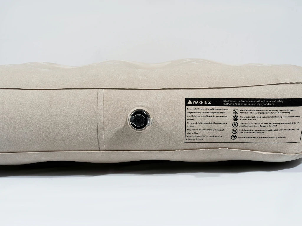 Versatile Halrove inflatable mattress for sleeping, camping, and as a guest bed.