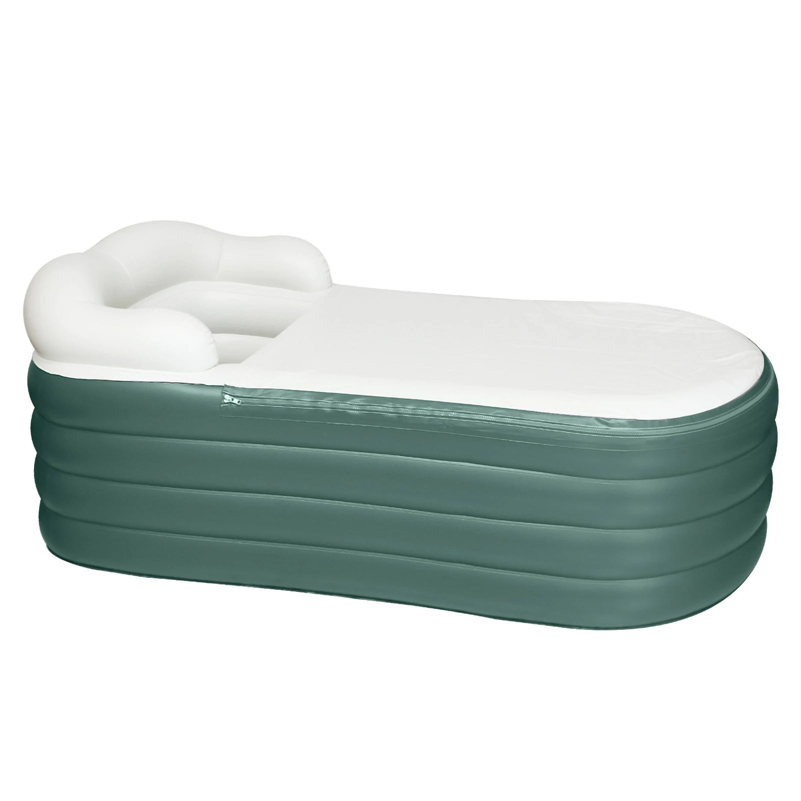 Spacious inflatable bathtub for ultimate soaking comfort