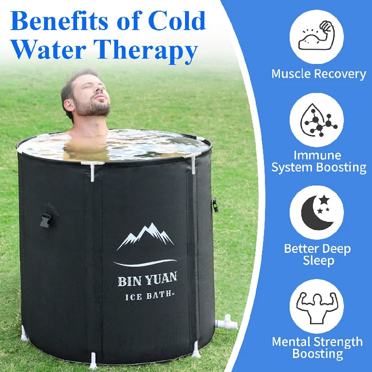 Multi-layer insulated portable ice bath tub