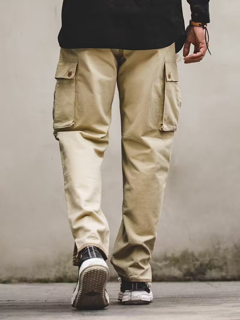 Men's Cargo Pants with Zippered Pockets
