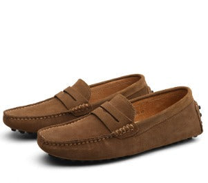 Men's Penny Loafers Slip-On with Moccasin Toe