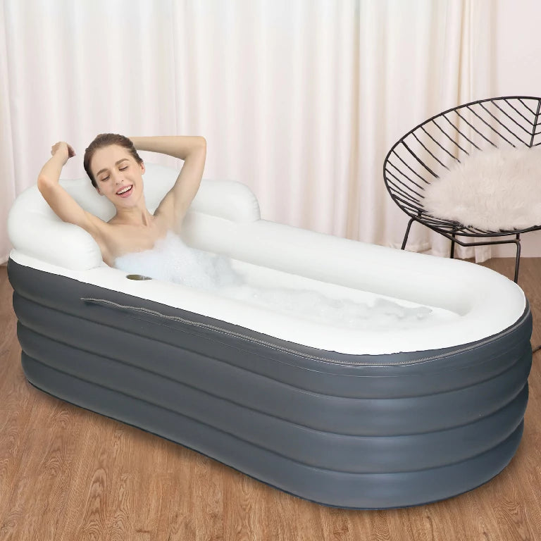 Durable inflatable bathtub with high-quality PVC material