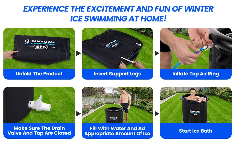 Easy-to-Store Portable Cold Tub