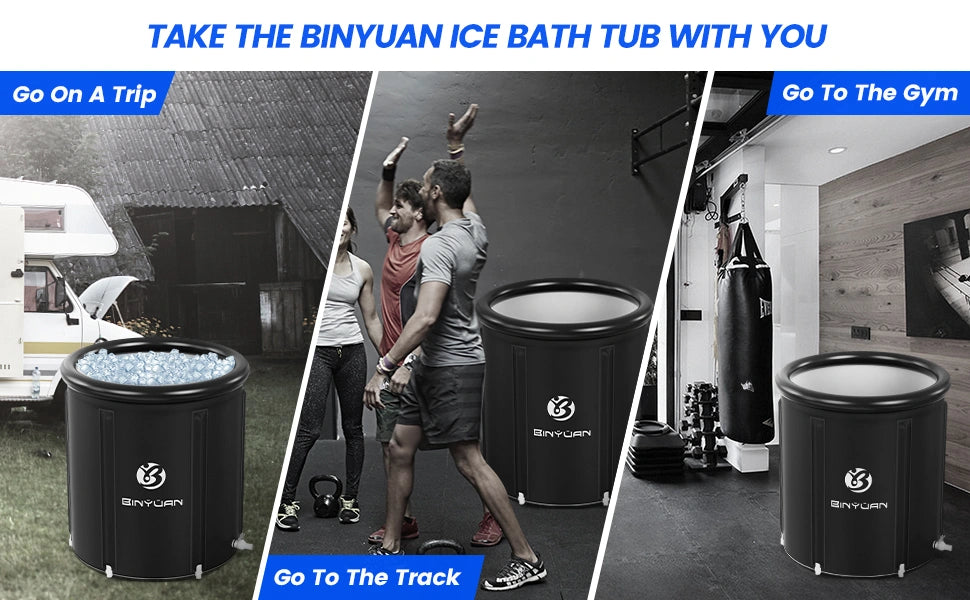 Bottom drain valve Inflatable Portable Cold Plunge Ice Bath Tub