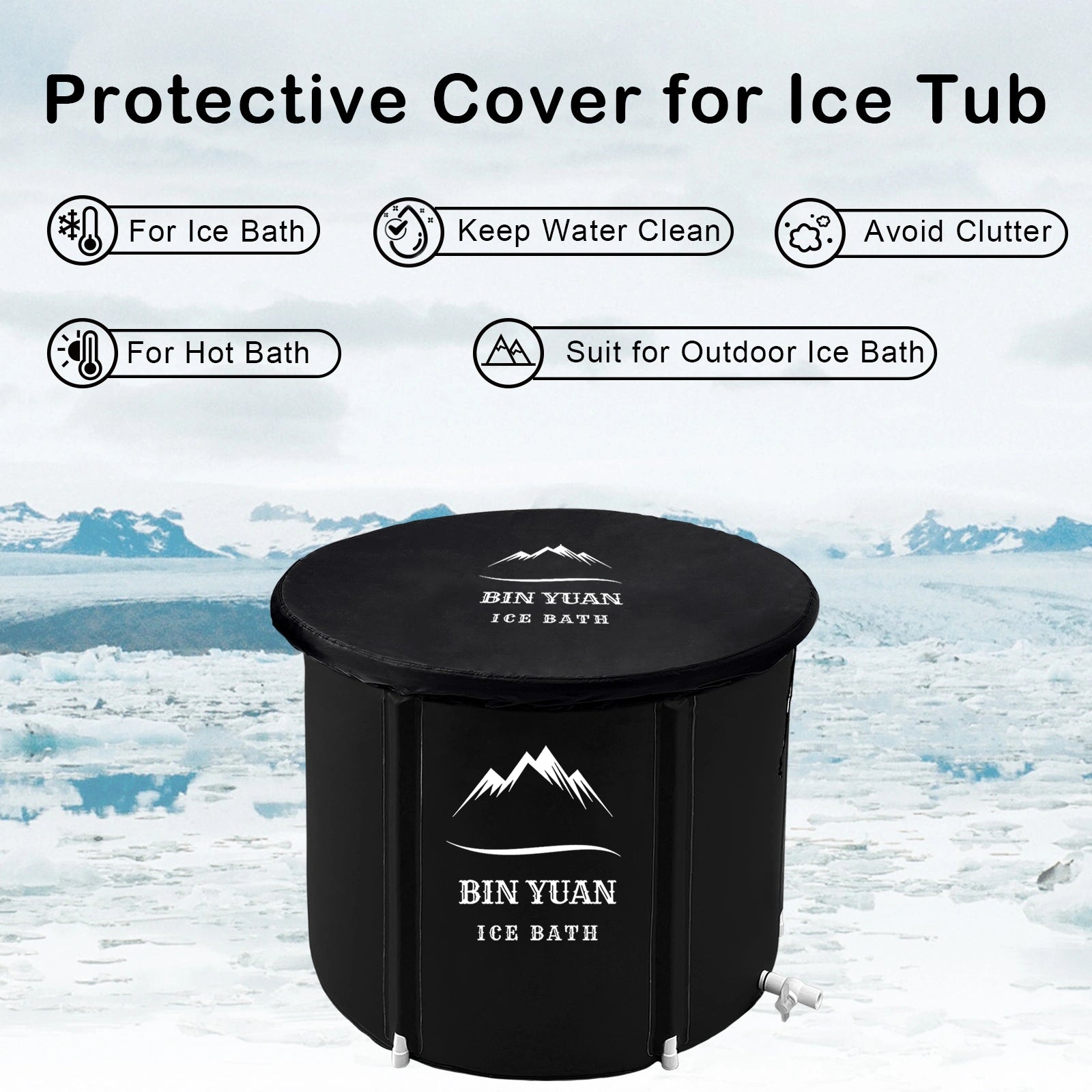 High-quality ice bath tub for long-lasting use with durable materials.