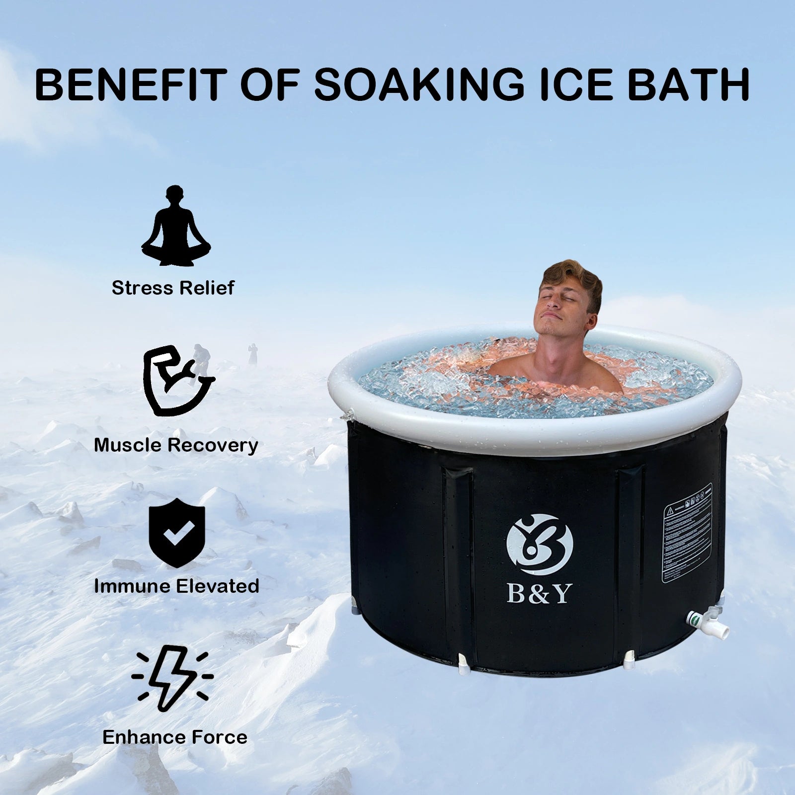 Therapeutic Portable Spa Tub for Recovery