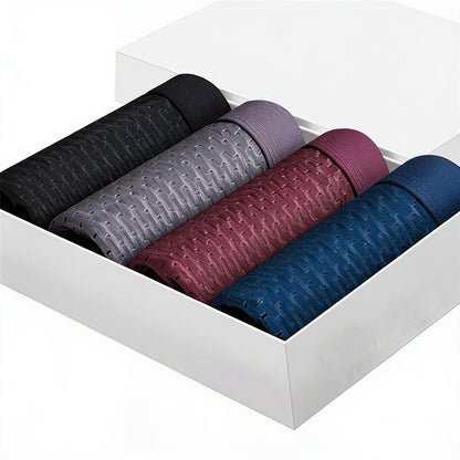 Men's Boxer Briefs with Textured Mesh Panel 10-Pack