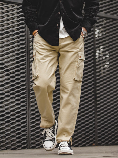 Men's Cargo Pants with Zippered Pockets