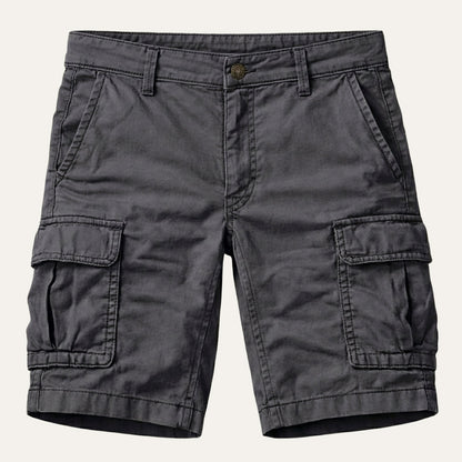 Men's Cargo Shorts with Flap Pockets and Zip Fly