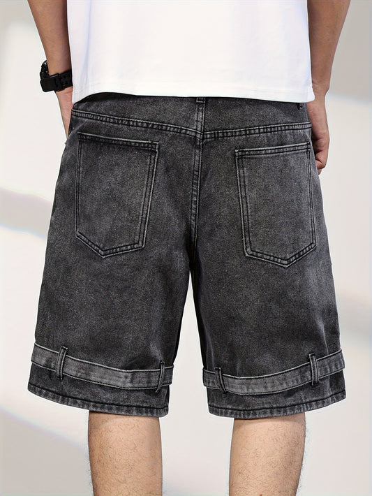 Men's Cargo Shorts with Snap-Flap Thigh Pockets