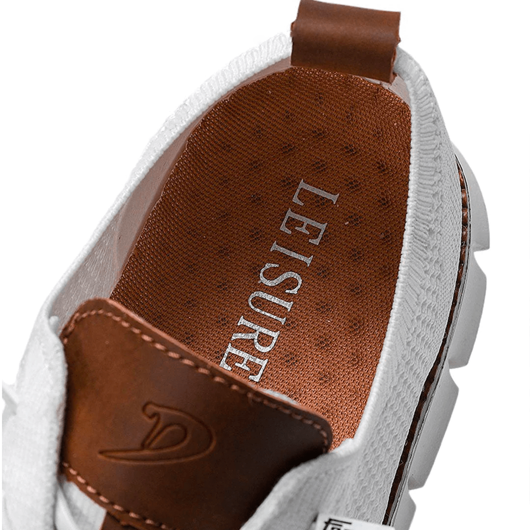 Men's Casual Sneakers with Lace-Up Closure and Chunky Sole