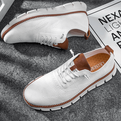 Men's Casual Sneakers with Lace-Up Closure and Chunky Sole