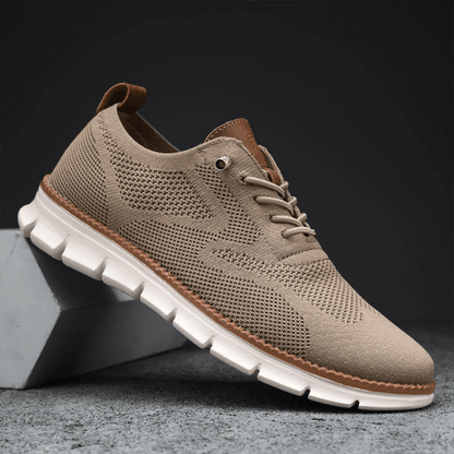 Men's Casual Sneakers with Lace-Up Closure and Chunky Sole