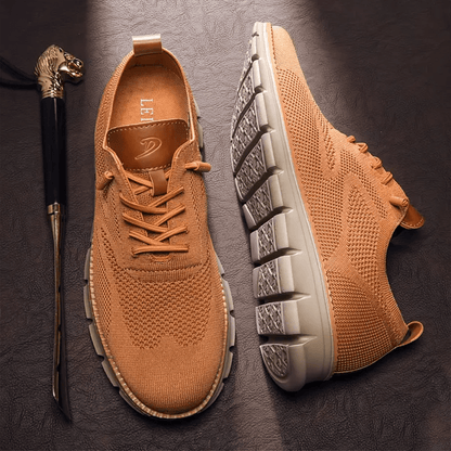 Men's Casual Sneakers with Lace-Up Closure and Chunky Sole