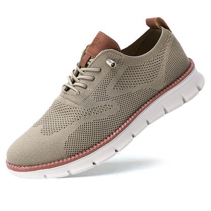 Men's Casual Sneakers with Lace-Up Closure and Chunky Sole
