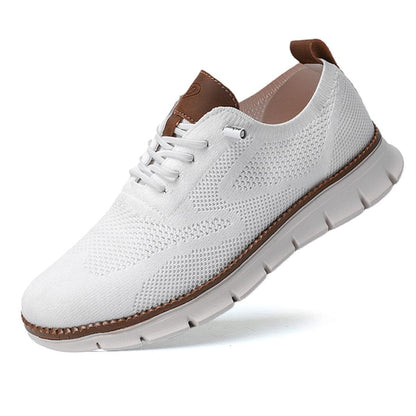 Men's Casual Sneakers with Lace-Up Closure and Chunky Sole