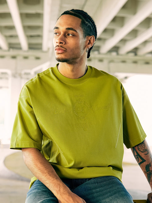 Men's Crewneck T-Shirt with Chest Graphic
