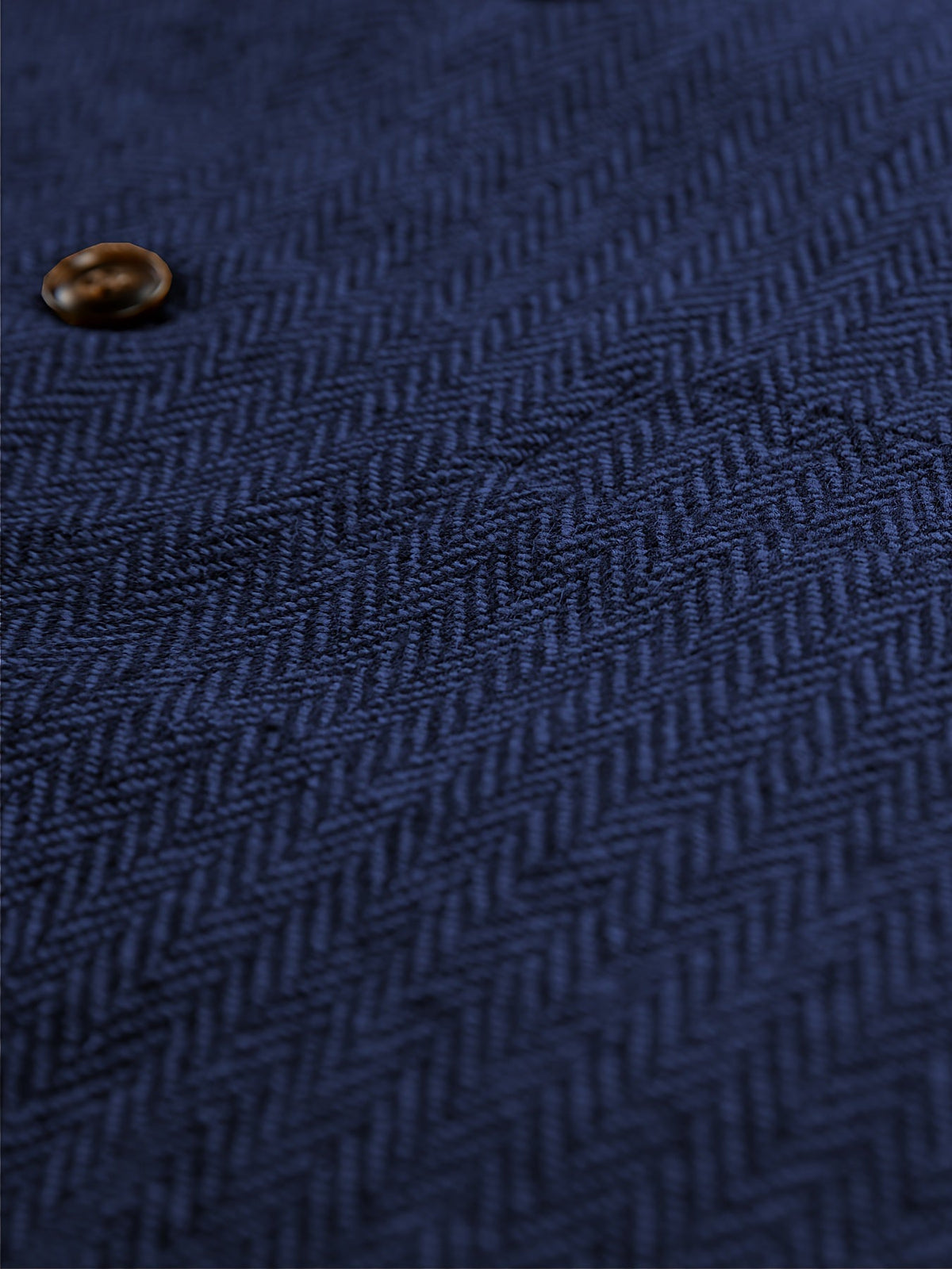 Men's Herringbone Suit Vest with Notch Lapel