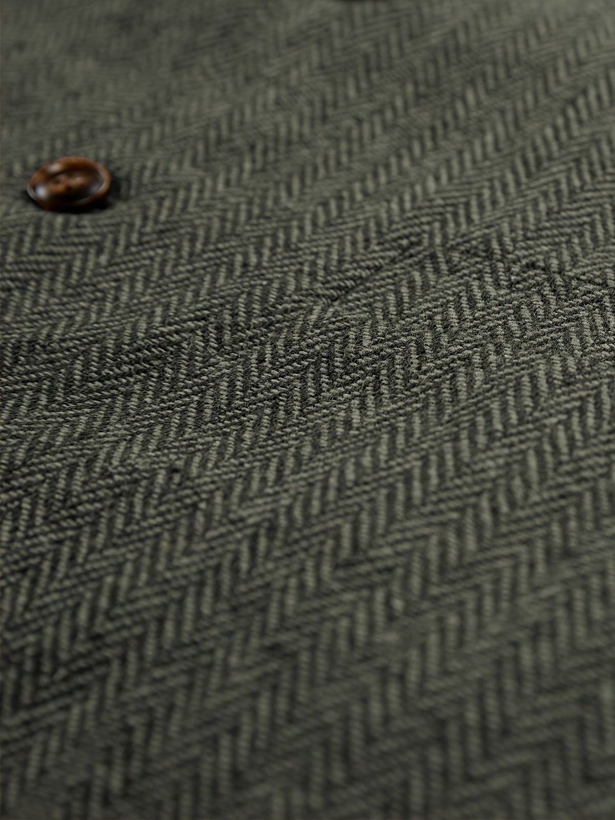 Men's Herringbone Suit Vest with Notch Lapel