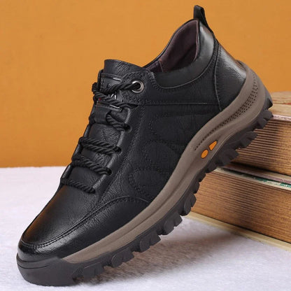 Men's Lace-Up Shoes with Rugged Sole