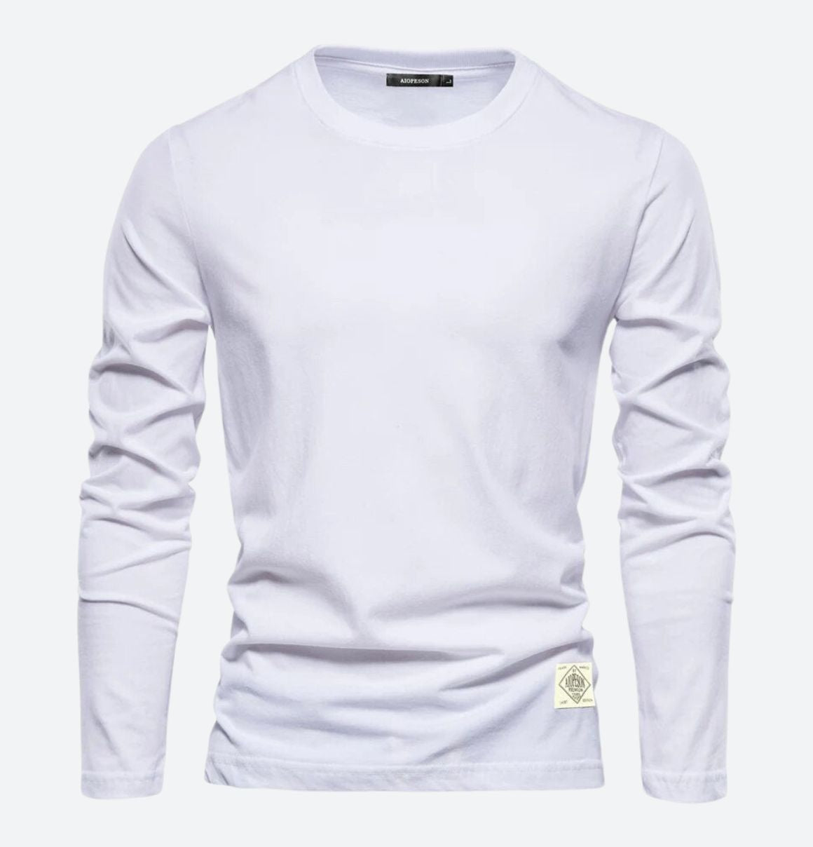 Men's Long Sleeve T-Shirt with Crew Neck