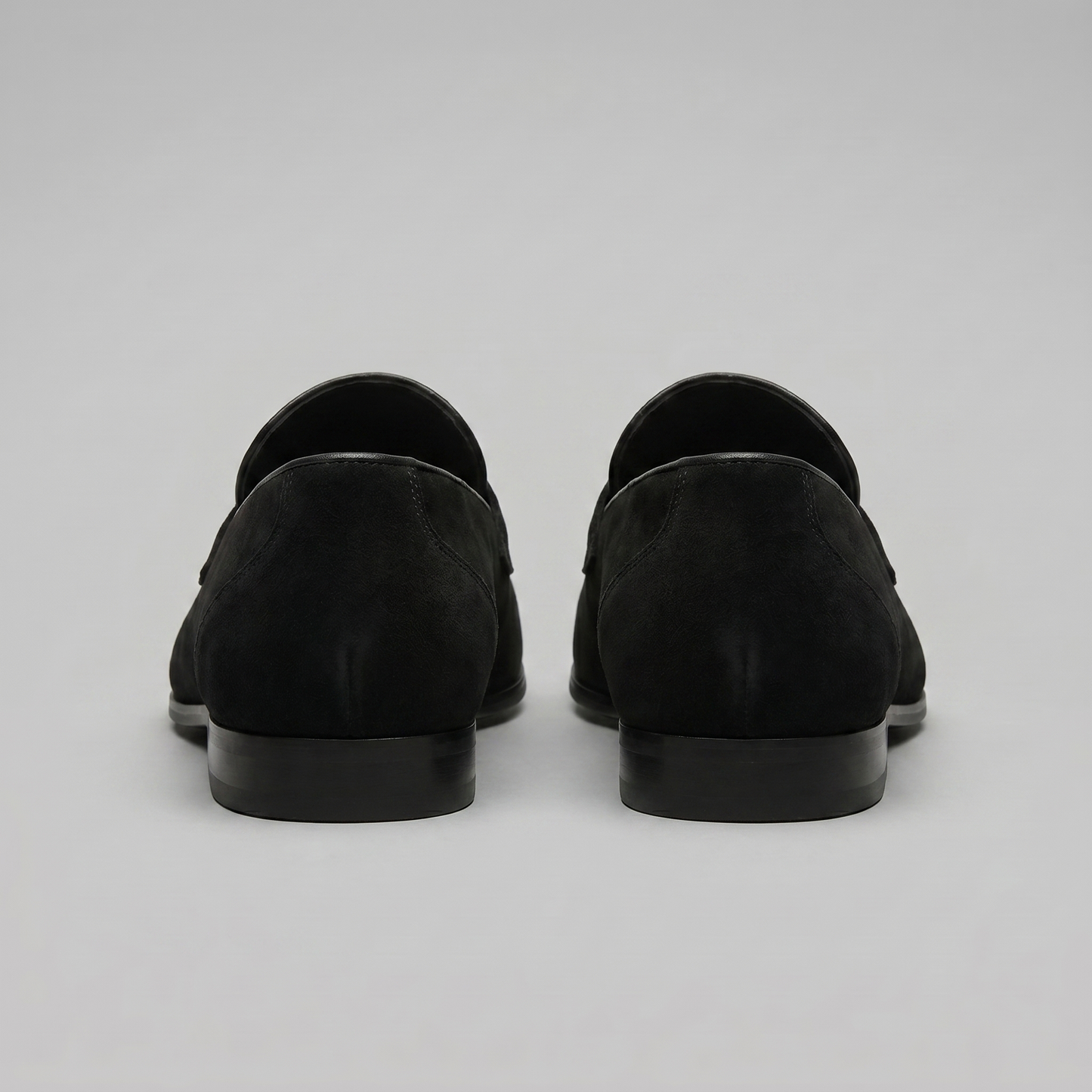 Men's Penny Loafers with Slip-On Design and Moccasin Seam Detail