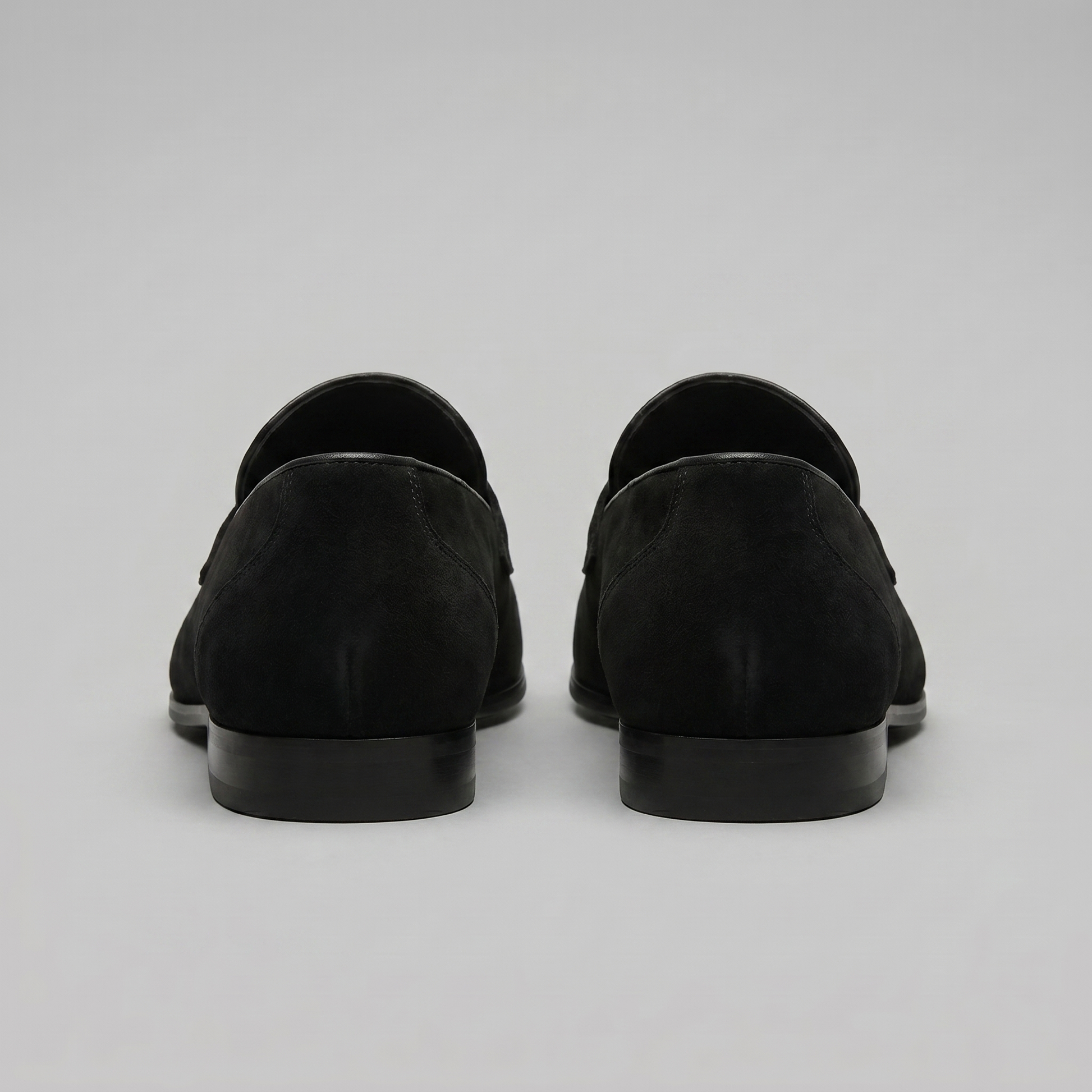 Men's Penny Loafers with Slip-On Design and Moccasin Seam Detail
