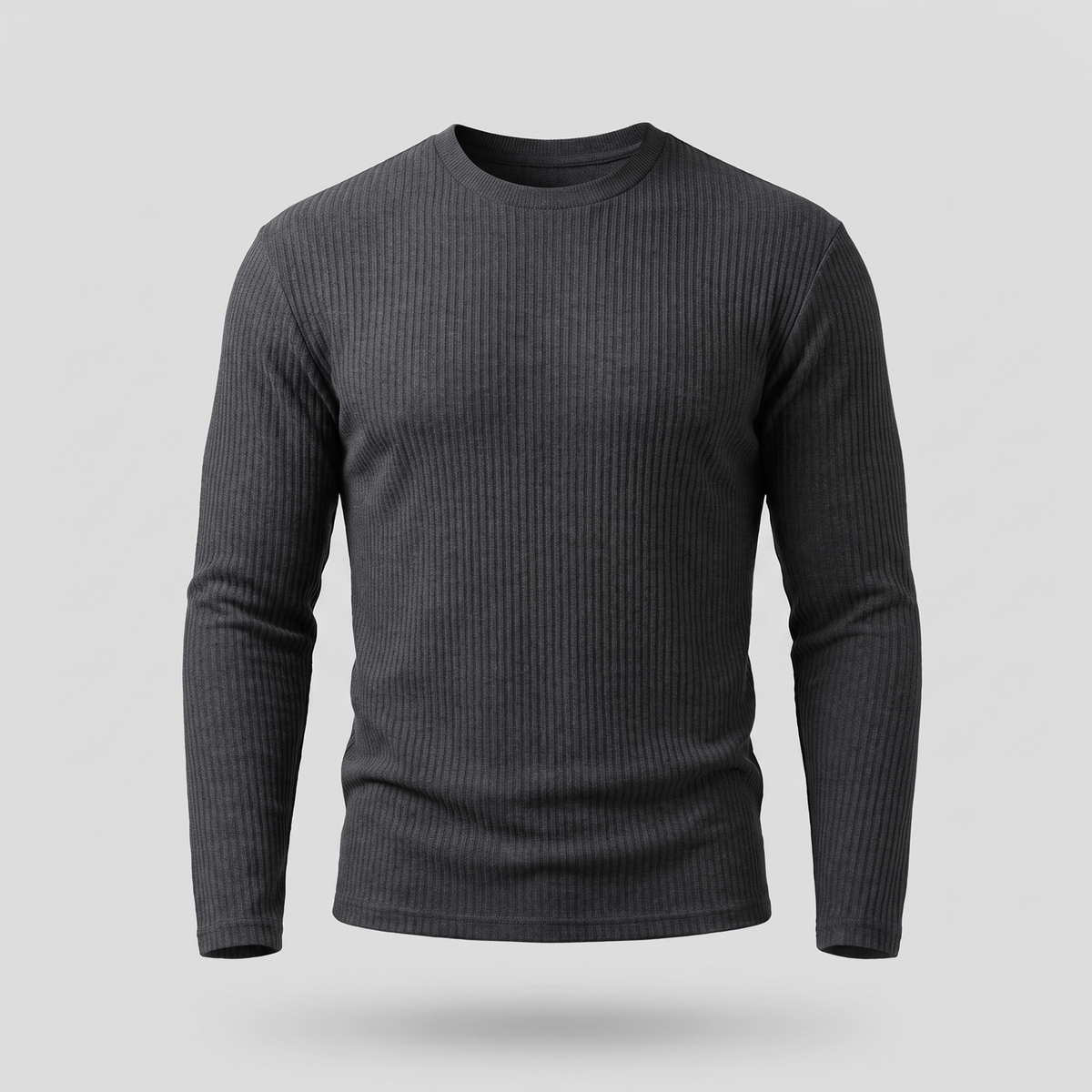 Men's Ribbed Crew Neck Sweater