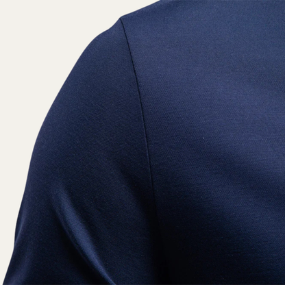 Men's Short Sleeve Polo Shirt with Contrast Trim and Slim Fit