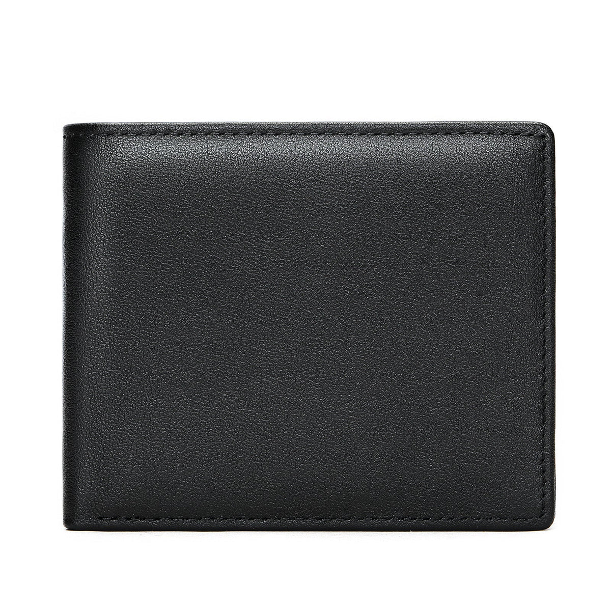 Men's Slim Bifold Wallet with RFID Blocking and ID Window