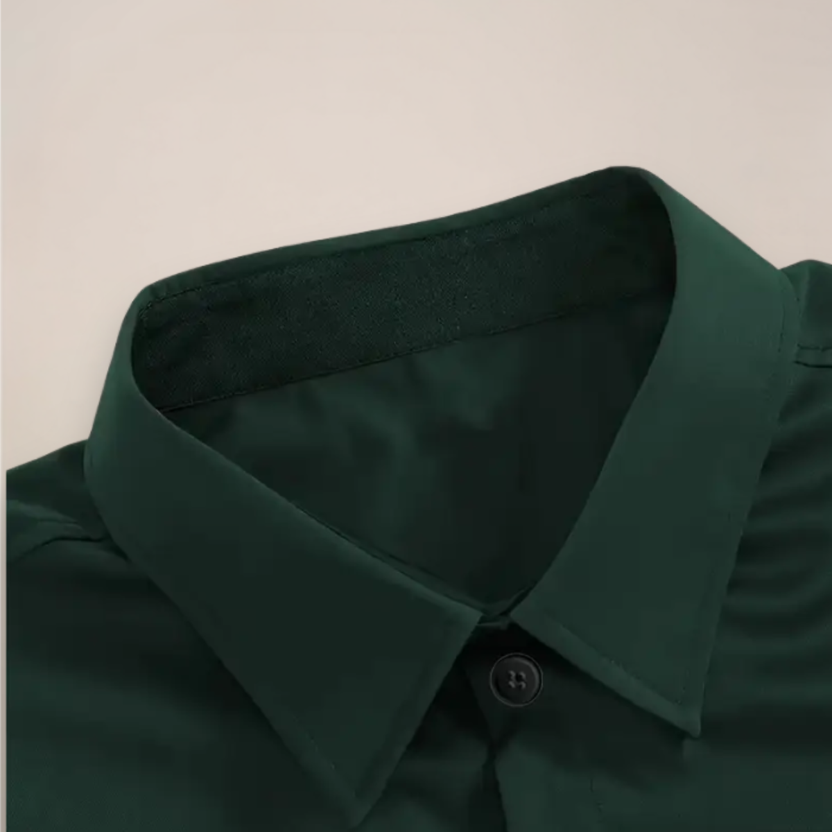 Men's Slim Fit Dress Shirt Long Sleeve with Classic Collar and Button Closure