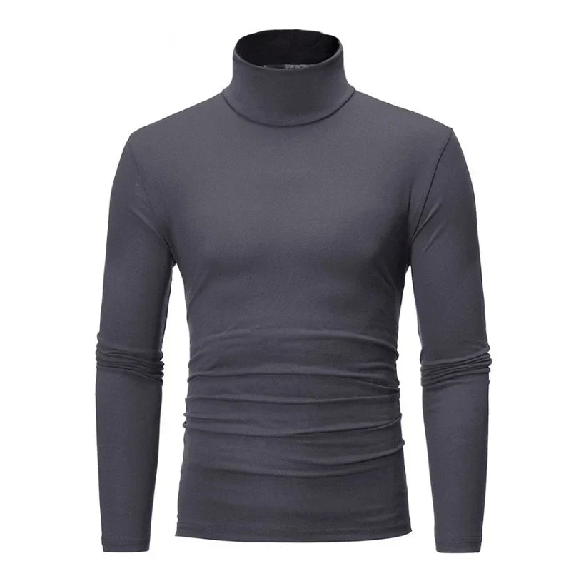 Men's Slim Fit Turtleneck T-Shirt