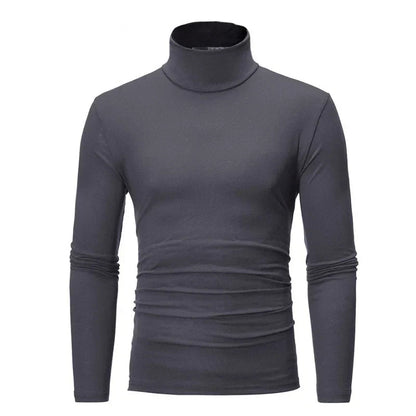 Men's Slim Fit Turtleneck T-Shirt