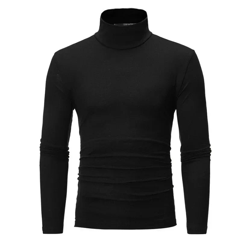 Men's Slim Fit Turtleneck T-Shirt