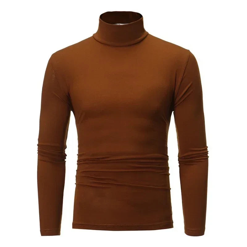 Men's Slim Fit Turtleneck T-Shirt