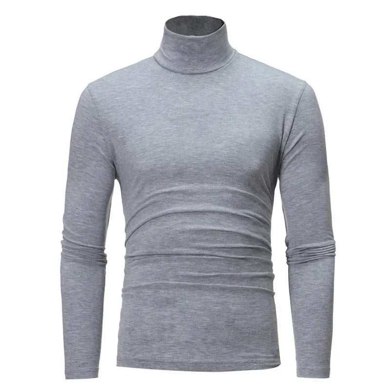 Men's Slim Fit Turtleneck T-Shirt