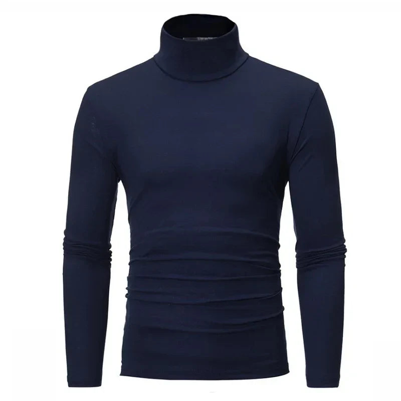 Men's Slim Fit Turtleneck T-Shirt