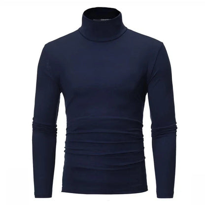 Men's Slim Fit Turtleneck T-Shirt