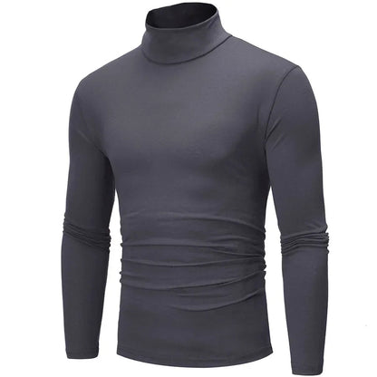 Men's Slim Fit Turtleneck T-Shirt