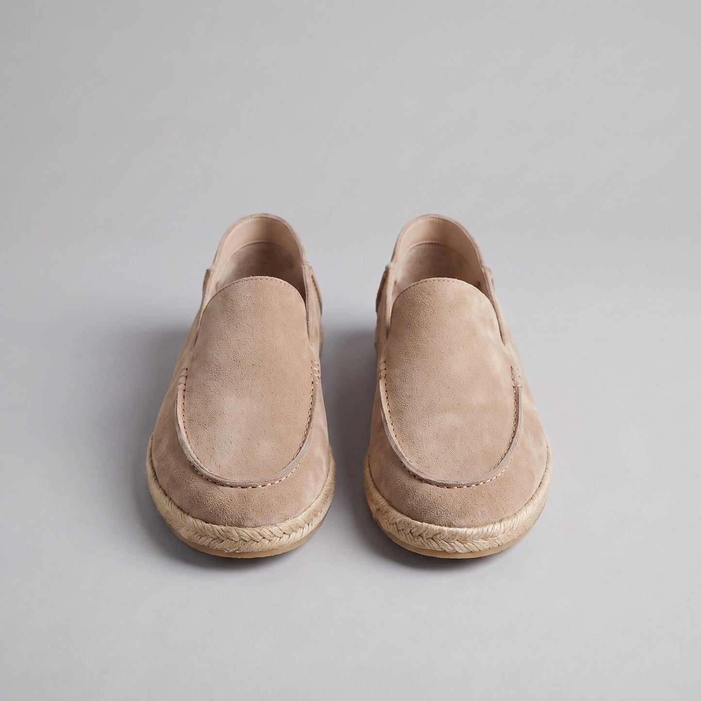 Men's Slip-On Espadrille Loafers with Jute Rope Sole