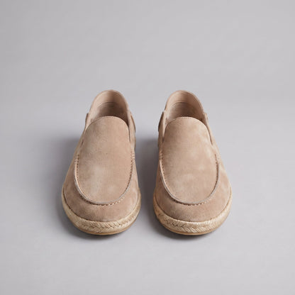 Men's Slip-On Espadrille Loafers with Jute Rope Sole