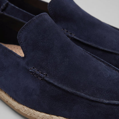 Men's Slip-On Espadrille Loafers with Jute Rope Sole