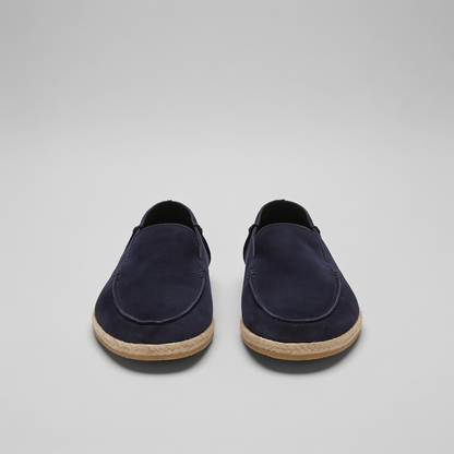 Men's Slip-On Espadrille Loafers with Jute Rope Sole