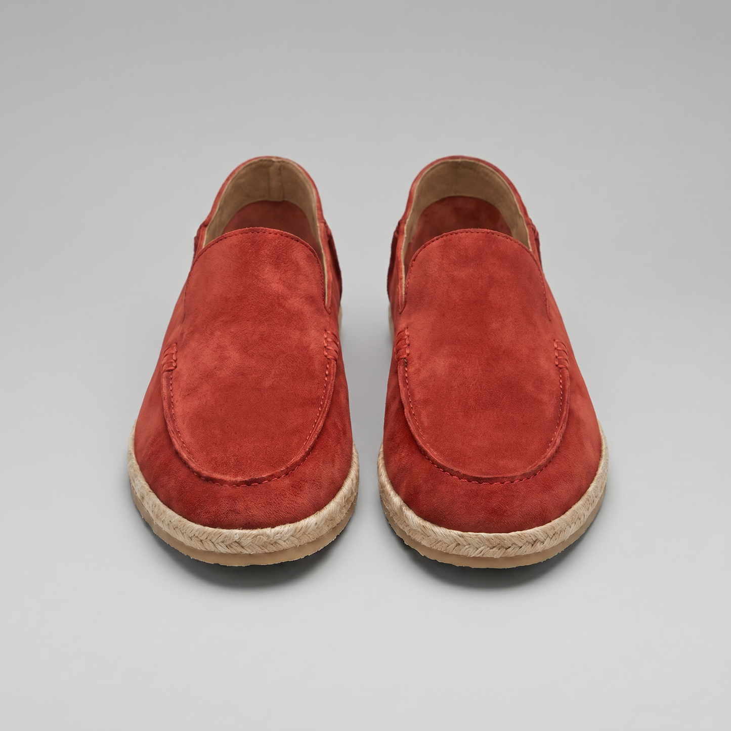 Men's Slip-On Espadrille Loafers with Jute Rope Sole
