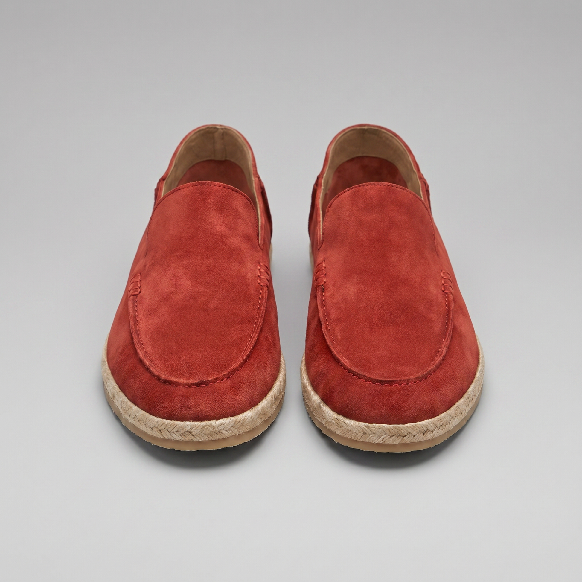 Men's Slip-On Espadrille Loafers with Jute Rope Sole