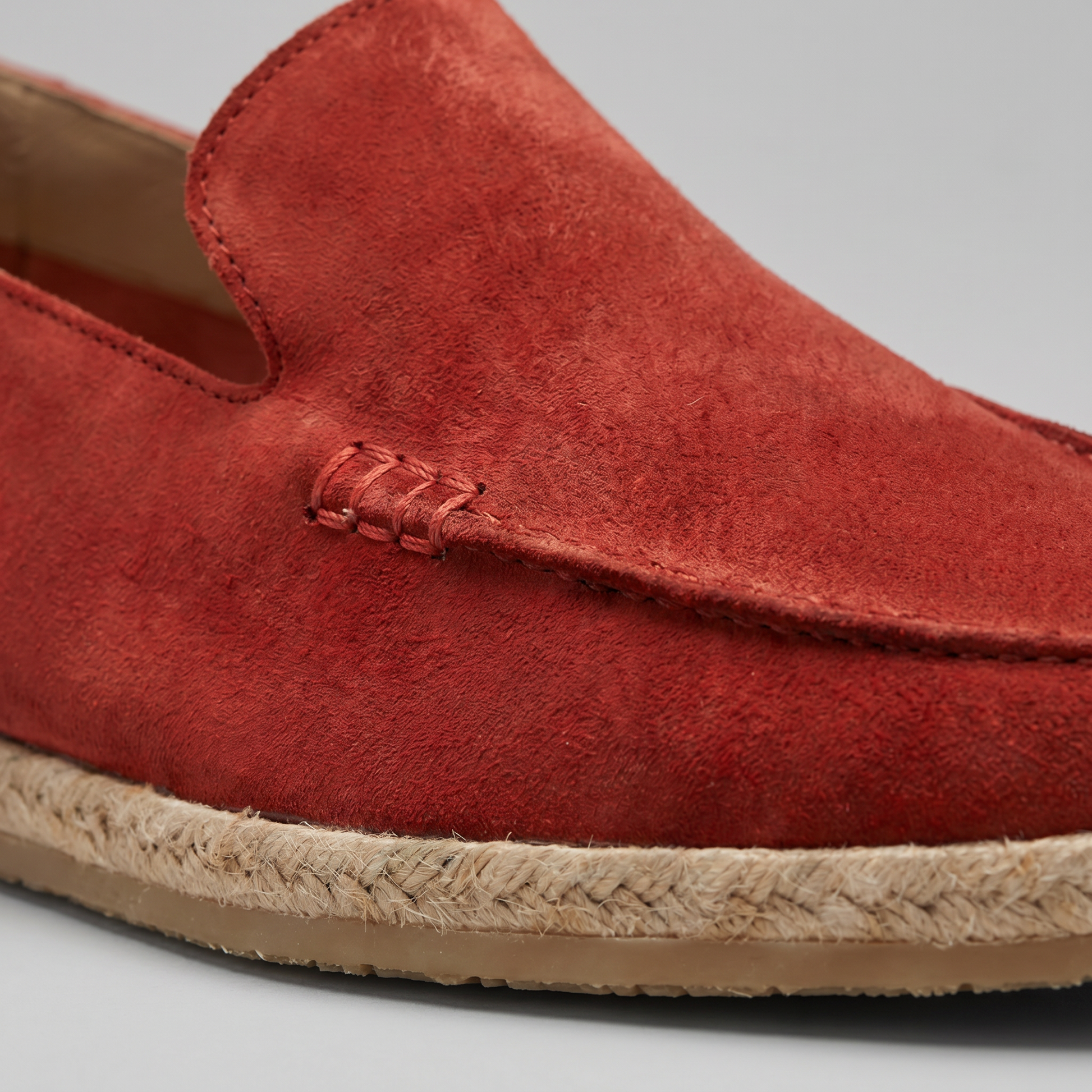 Men's Slip-On Espadrille Loafers with Jute Rope Sole